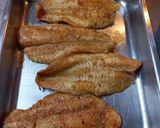 A picture of step 4 of Easy Spiced Pangasius fillets.