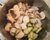 Gombás-cukkinis tészta recept fázis 2 fotója