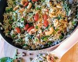 A picture of step 6 of Palak Pulao /Spinach Rice.