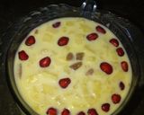 A picture of step 5 of Fruit custard.