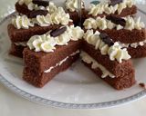 A picture of step 6 of Chocolate semolina mini cakes.