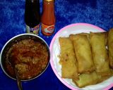 Foto langkah ke 4 dari resep Lumpia Mercon isi Sayur.