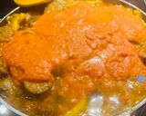 A picture of step 5 of Bratwurst 🌭 with Peppers and Onions 🧅.