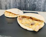 Foto del paso 7 de la receta Pan pita con cremoso de bacon, cebolla y setas
