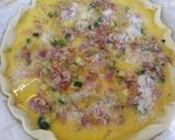 A picture of step 2 of Pancetta, courgette and Parmesan quiche.