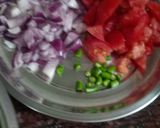 A picture of step 3 of Masala Tori.