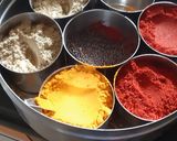 A picture of step 2 of Gujarati peas and brinjal sabji #GA4#week4.