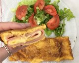Foto del paso 4 de la receta: OMELETTE DE JAMÓN Y QUESO 🥚🧀
