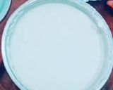 A picture of step 3 of Vanilla Ice cream(with chocolate syrup).