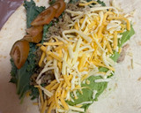 Foto del paso 2 de la receta: Burrito de kale y quinoa con pollo en freidora de aire