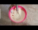 A picture of step 4 of Mango ice cream 😻.