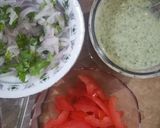 A picture of step 1 of Chana Chaat.