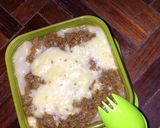 Foto langkah ke 4 dari resep Lasagna Kukus, mirip dg lasagna dr salah satu maskapai 😆.