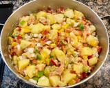 Foto del paso 6 de la receta: Ensalada campera con naranja y salmón ahumado