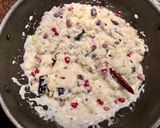 A picture of step 4 of Curd Rice.