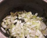 A picture of step 1 of Lauki with Prawns / Lau Chingri.