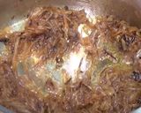 A picture of step 2 of French Onion Soup.