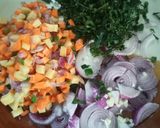 A picture of step 1 of Broccoli sauce.