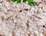 รูปขั้นตอนการทำที่ 1 ของ โป๊ยไก่ขี้เมา / หมูหมึกนึ่งเหล้า / Steamed minced pork and squid with garlic sauce 🐷 🦑 🧄🍺