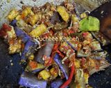 Foto langkah ke 5 dari resep Balado Terong Tempe Teri.