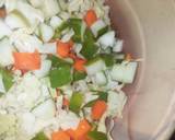 Spaghetti with soya vege stew recipe step 1 photo