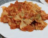 Foto del paso 3 de la receta: Farfalle 🍝de Colores con Pisto de Calabacín 🥒