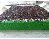 Foto langkah ke 6 dari resep Bolu pandan kukus moist.