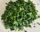 Foto del paso 1 de la receta: Risotto de arroz verde