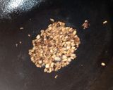 A picture of step 1 of Burnt garlic veg fried rice.