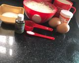 A picture of step 1 of American pancakes.