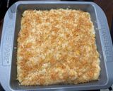 A picture of step 4 of Maja Blanca.