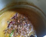 A picture of step 4 of Bread fruit masala curry kada chakka masala curry.