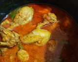 A picture of step 7 of Peshawari karahi.