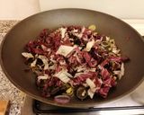 A picture of step 2 of Chicken Strips with Radicchio.
