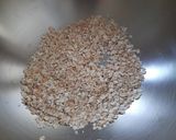 A picture of step 3 of Penne Pasta in cheesy oats white sauce.