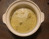 Foto langkah ke 4 dari resep MPASI 6m menu lengkap - bubur opor ayam.