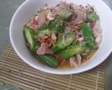 Foto langkah ke 7 dari resep Tumis Oyong Bakso Bihun.