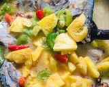 Foto langkah ke 4 dari resep Ikan Lempah Nanas khas Bangka.
