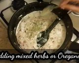 A picture of step 7 of Gregg's style cheese n onion pasties.