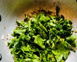 A picture of step 5 of Lentil DalSpinach.