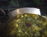A picture of step 4 of Mooli Ki Dhokli.