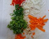 Foto del paso 1 de la receta: Omelette de verduras con jamón y muzzarella