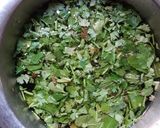 A picture of step 3 of Coriader mint juice.