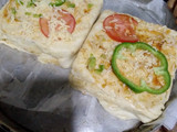 Chicken pizza sandwich