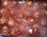 Sajtos, paradicsomos húsgombóc recept fázis 6 fotója