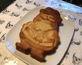 Une image de l'étape 9 de Gâteau « père Noël » à la farine d épeautre et jus de pêches de vigne.