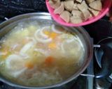 Foto langkah ke 3 dari resep Sup bakso makaroni.