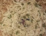 A picture of step 7 of Chicken tikka microni with spicy spaghetti.