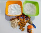 A picture of step 1 of Bombay Halwa.
