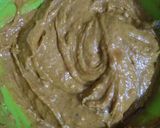 A picture of step 1 of Arum  leaves  Discs (colocasia leaves pinwheels).